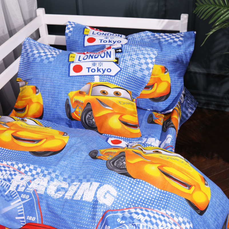 Пододеяльник  Ranforce Elite 17-0888 Cars Speed Blue