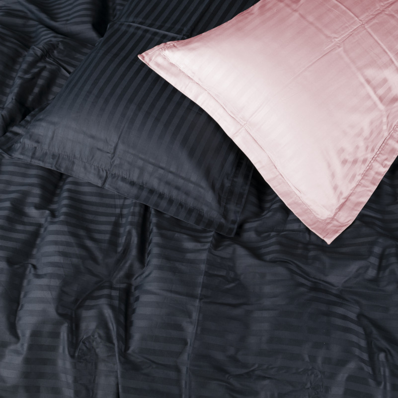 Комплект постельного белья Сатин JUNIOR Satin Stripe 30-0021 + 30-0007 Esandiora - 1