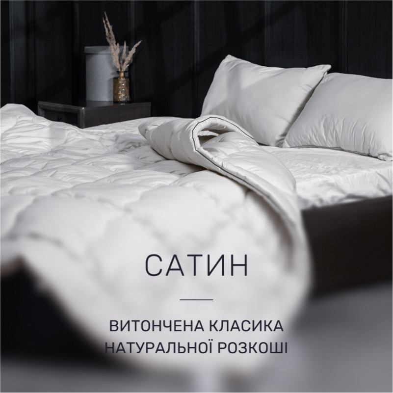 Ковдра бамбукова №1028-1 "Silver Cloud" BamBoo зима - 2