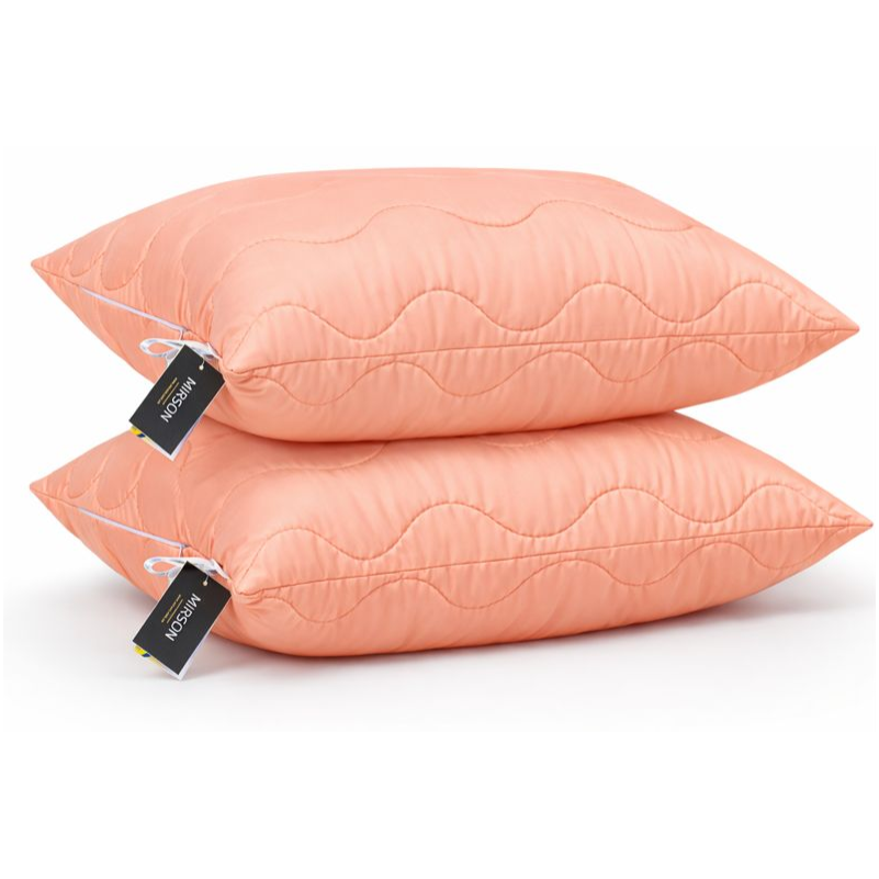 Набор антиаллергенный EcoSilk Супер Теплый Eco Light Coral №1740 (одеяло + подушки 50*70 средние) - 6
