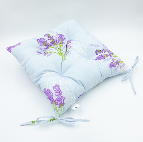 Подушка для стільця Бязь Принт 17-0130 Lavender sea