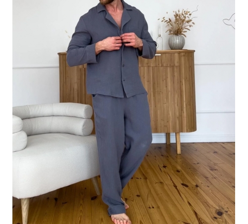 Пижама "Soft muslin" dark gray