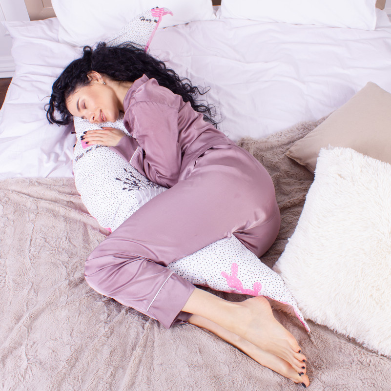 Подушка для вагітних та годування №8637 Print Line 17-0498 Magnificent 100% Memory - 4