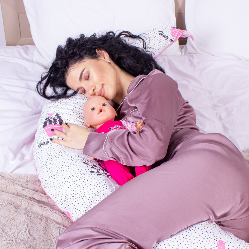 Подушка для вагітних та годування №8637 Print Line 17-0498 Magnificent 100% Memory - 3