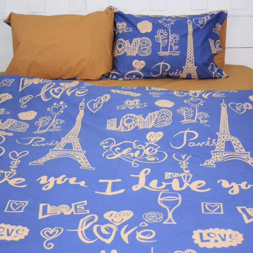 Підковдра MirSon Ranforce Elite 17-0443 Love Paris