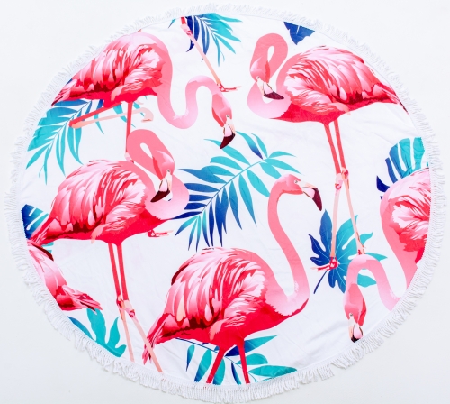 Пляжное полотенце №5054 Summer Time Light flamingo