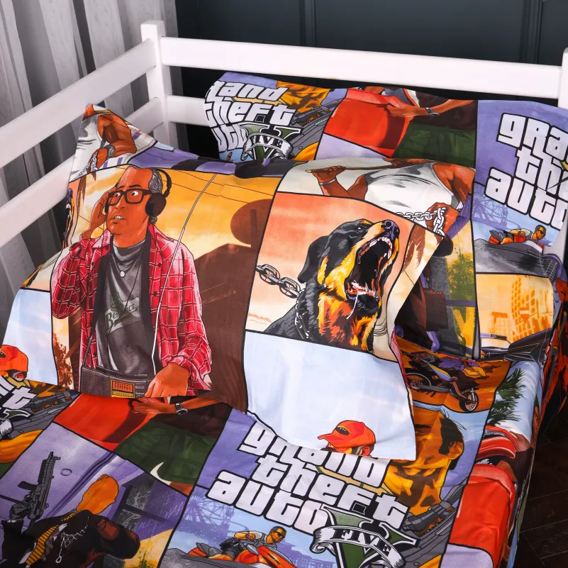 Комплект постельного белья Бязь JUNIOR 17-0898 GTA City - 3