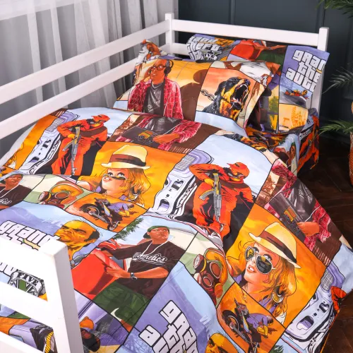 Комплект постельного белья Бязь JUNIOR 17-0898 GTA City