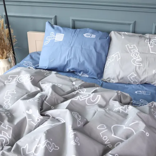 Комплект постельного белья Бязь JUNIOR 17-0844 Love Notes - 2