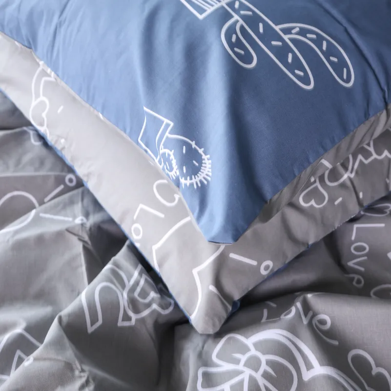 Комплект постельного белья Бязь JUNIOR 17-0844 Love Notes - 2