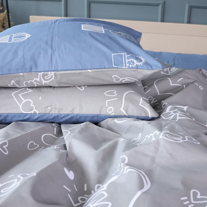 Комплект постельного белья Бязь JUNIOR 17-0844 Love Notes - 3