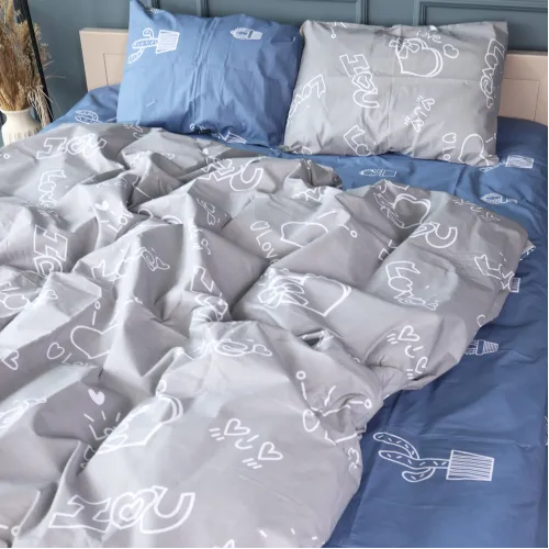 Комплект постельного белья Бязь JUNIOR 17-0844 Love Notes