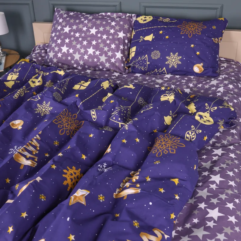 Комплект постельного белья Бязь JUNIOR 17-0877 Midnight Christmas