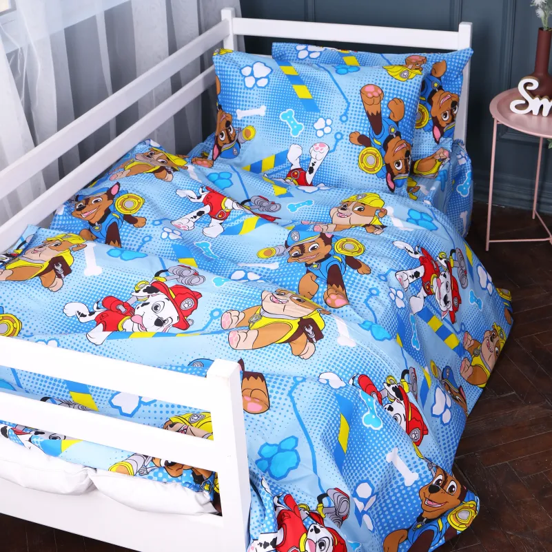 Комплект постельного белья Бязь TEENAGER 17-0780 Paw Patrol blue