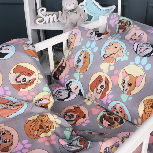 Комплект постельного белья Ranforce Elite JUNIOR 17-0661 Happy Dogs - 2