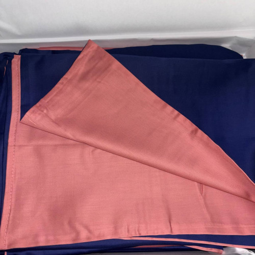 Комплект 160*220 (Сатин) Євро Satin Premium 0132+4052 Delphinium УЦІНКА  - 2