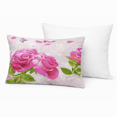 Подушка антиалергенна №3842 Print Line (Eco-Silk) (100% поліестер) 15-0621 Ferrara (cередня)