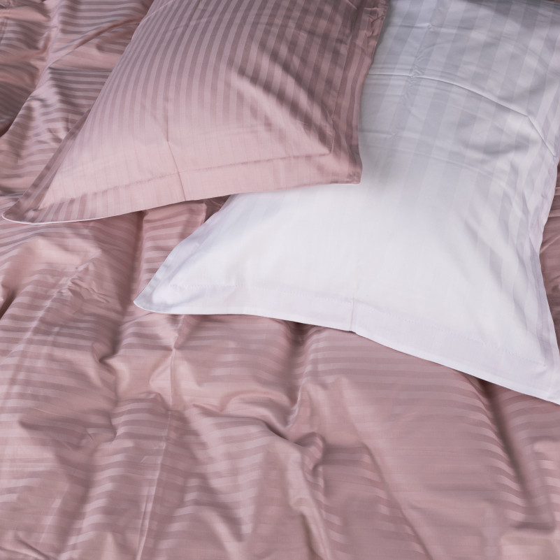 Комплект постельного белья Сатин JUNIOR Satin Stripe 30-0007 + 30-0001 Beatrisa - 1