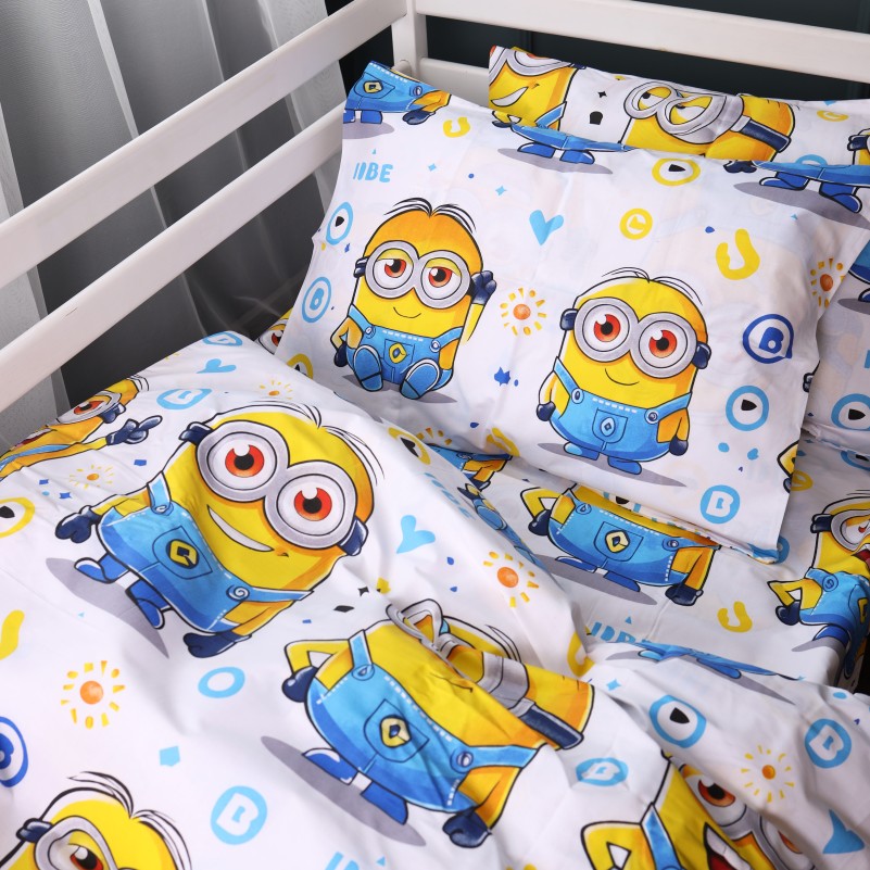 Простынь Бязь 17-0867 Happy Minions