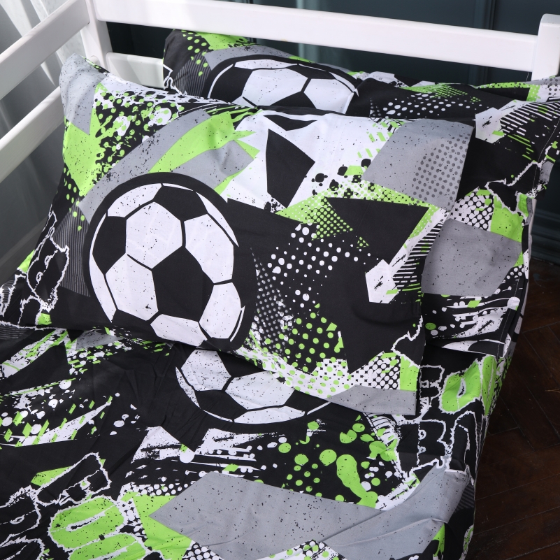 Простирадло Бязь Kids Time 17-0837 Urban football