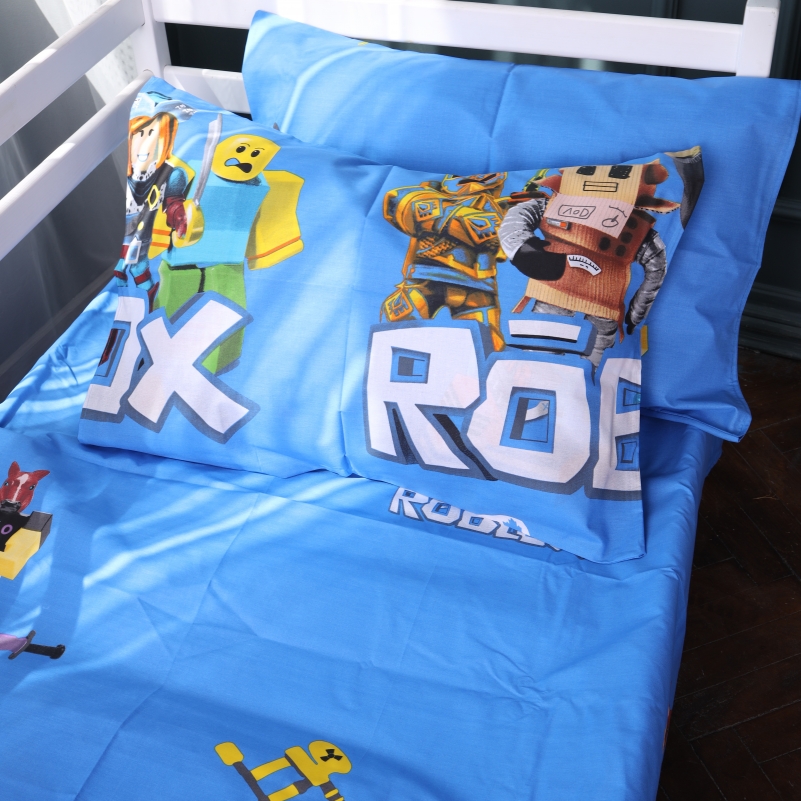 Простирадло Бязь Kids 17-0820 Roblox game blue