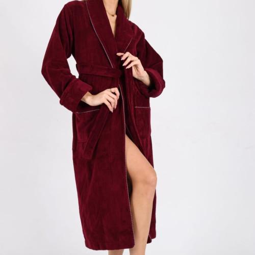 Халат М Pure Charm bordo