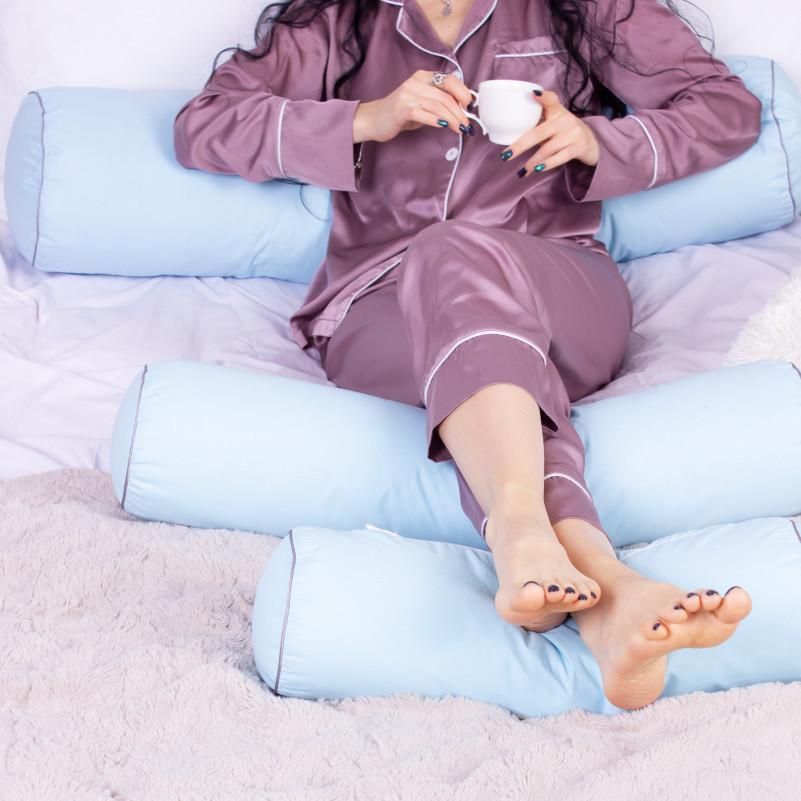 Подушка-валик №8355 Naturale Line 14-4121 Blanco BamBoo - 6