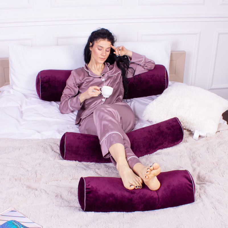 Подушка-валик №8392 Velvet Line 28-0002 Excalibur Tencel