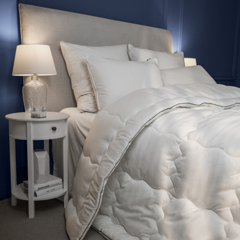 Ковдра вовняна №1362-7 "Royal" Вовна HAND MADE сатин+мікросатин зима Фото - 6