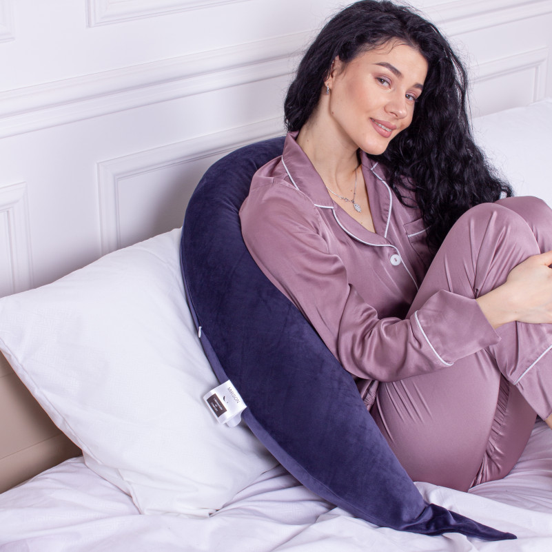 Для беременных и кормления №8633 Velvet Line 28-0006 Navy blue 100% Memory - 9