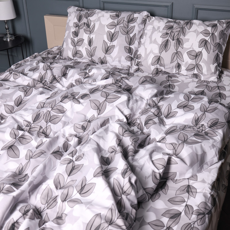 Комплект постельного белья Ranforce Elite TEENAGER 17-0695 Silver Foliage