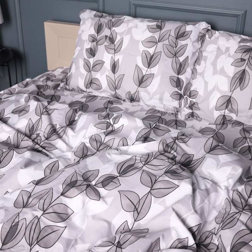 Комплект постельного белья Ranforce Elite TEENAGER 17-0695 Silver Foliage - 2