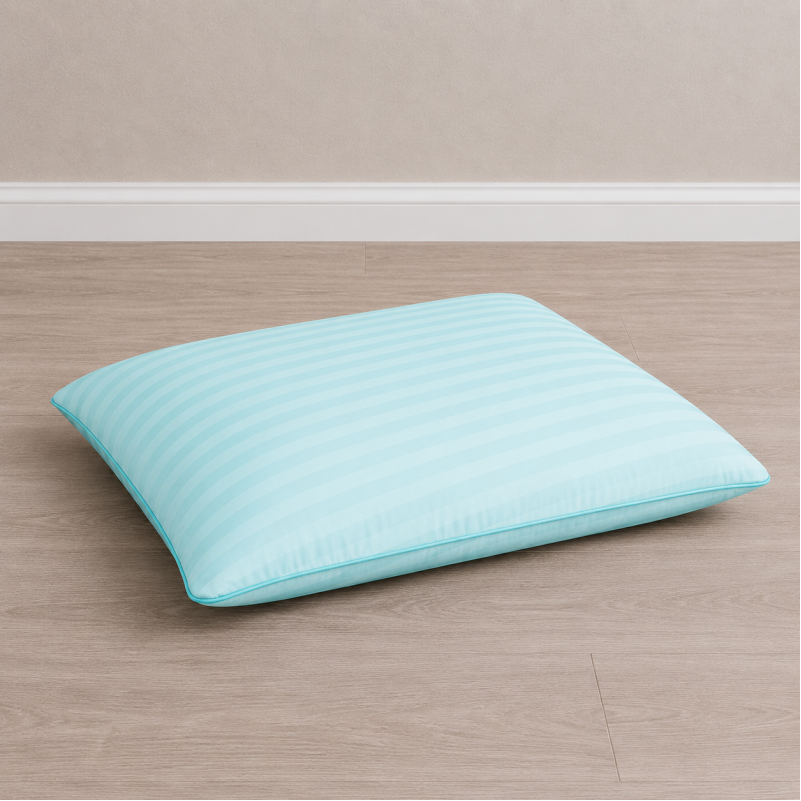 Наволочка №10024 Satin Stripe 30-0015 Green Wave
