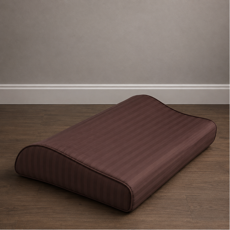 Наволочка №10016 Satin Stripe 30-0006 Dark Brown