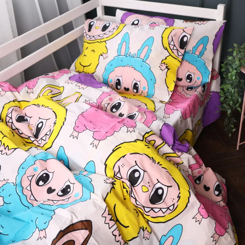 Комплект постельного белья Бязь JUNIOR 17-0865 Labubu - 2