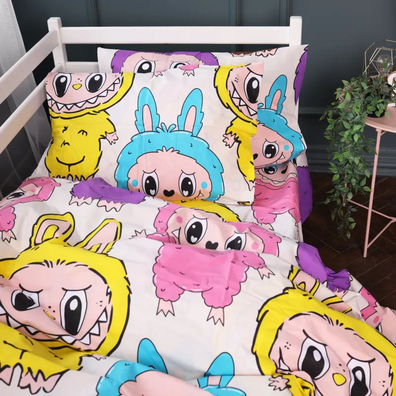 Комплект постельного белья Бязь JUNIOR 17-0865 Labubu - 1
