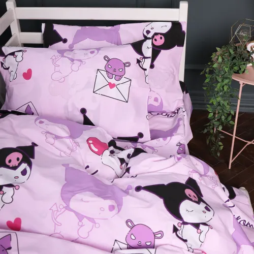 Комплект постельного белья Ranforce Elite TEENAGER 17-0869 Lovely Kuromi - 2