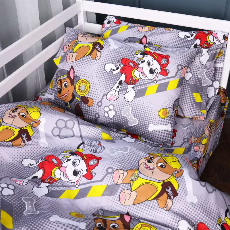 Комплект постельного белья Бязь TEENAGER 17-0781 Paw Patrol gray - 2