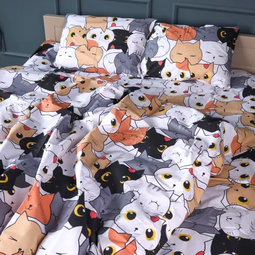 Комплект постельного белья Бязь JUNIOR 17-0769 Funny Cat