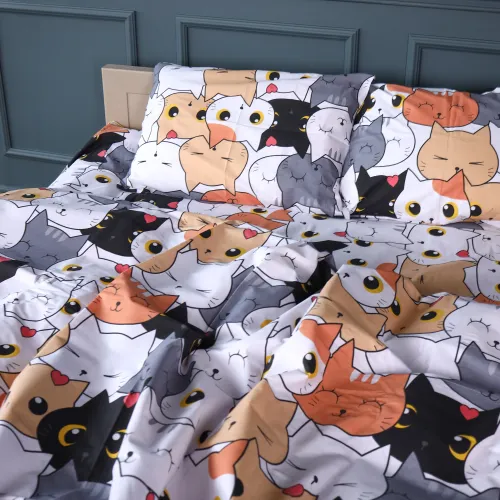 Комплект постельного белья Бязь JUNIOR 17-0769 Funny Cat - 2