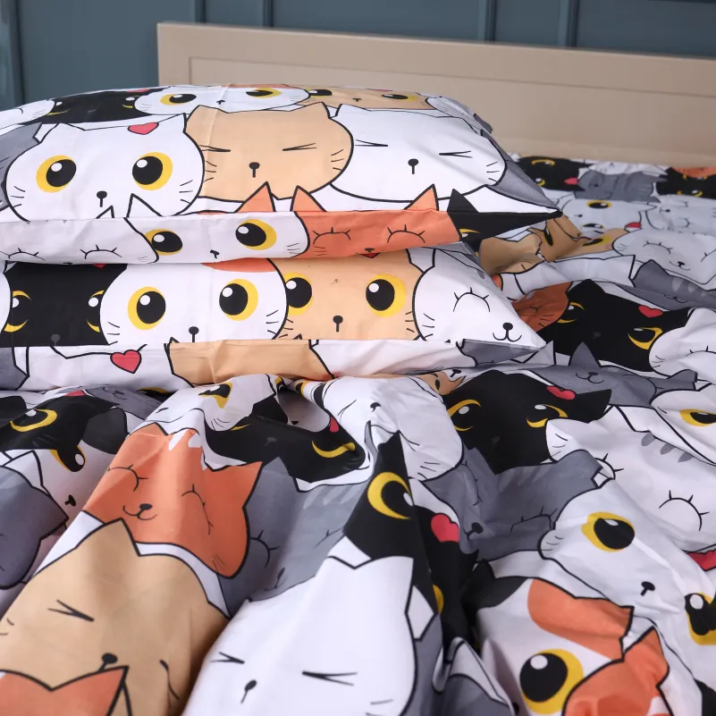 Комплект постельного белья Бязь JUNIOR 17-0769 Funny Cat - 4
