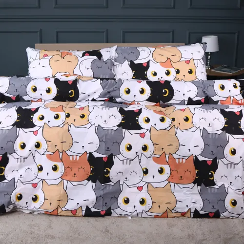 Комплект постельного белья Ranforce Elite TEENAGER 17-0769 Funny Cat