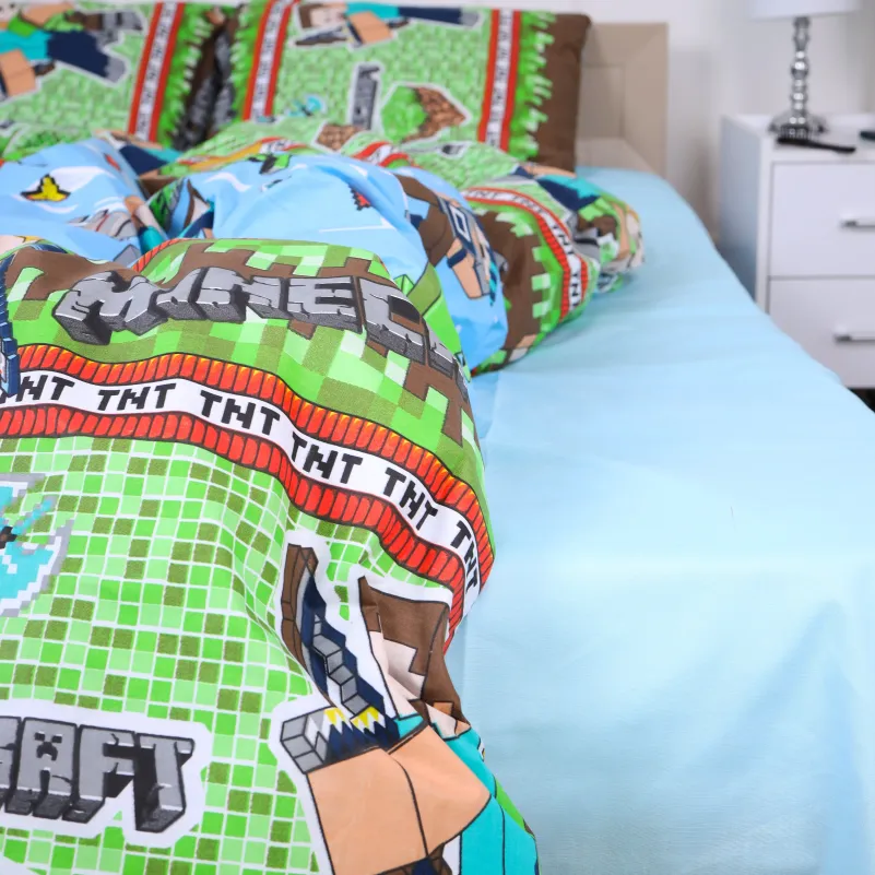 Комплект постельного белья Бязь LITTLE KIDS 17-0571 Minecraft War - 2