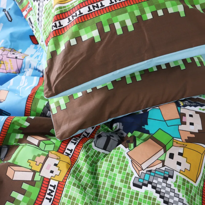 Комплект постельного белья Бязь LITTLE KIDS 17-0571 Minecraft War - 3