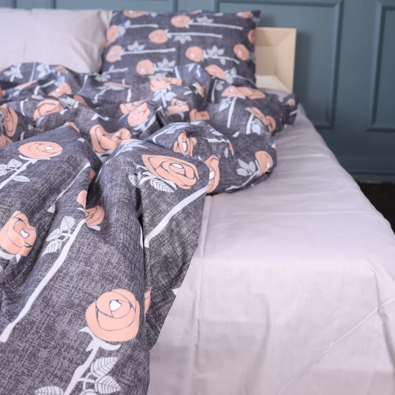 Комплект постельного белья Ranforce Elite JUNIOR 17-0706 Silver Petals - 3