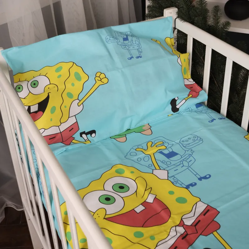 Комплект постельного белья Ranforce Elite BABY 17-0689 Спанч Боб - 3