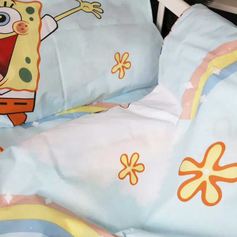 Комплект постельного белья Бязь JUNIOR 17-0684 Spanch Bob - 4