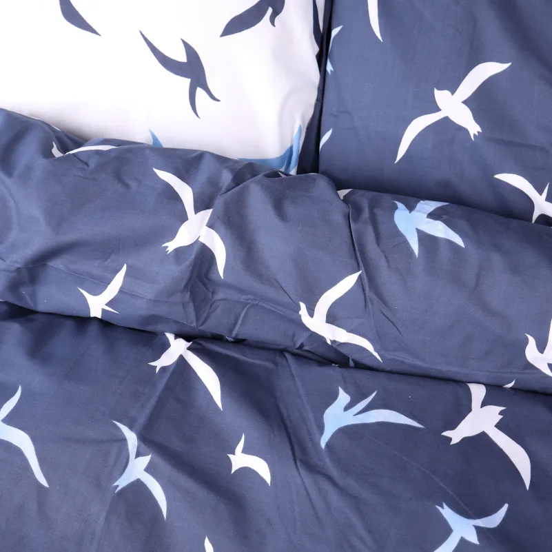 Комплект постельного белья Ranforce Elite TEENAGER 17-0825 Flying birds blue - 1