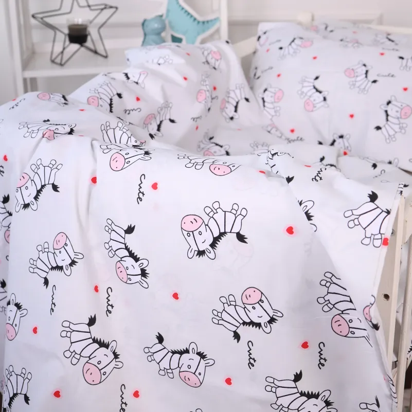 Комплект постельного белья Ranforce Elite JUNIOR 20-0040 Cute white zebra - 2
