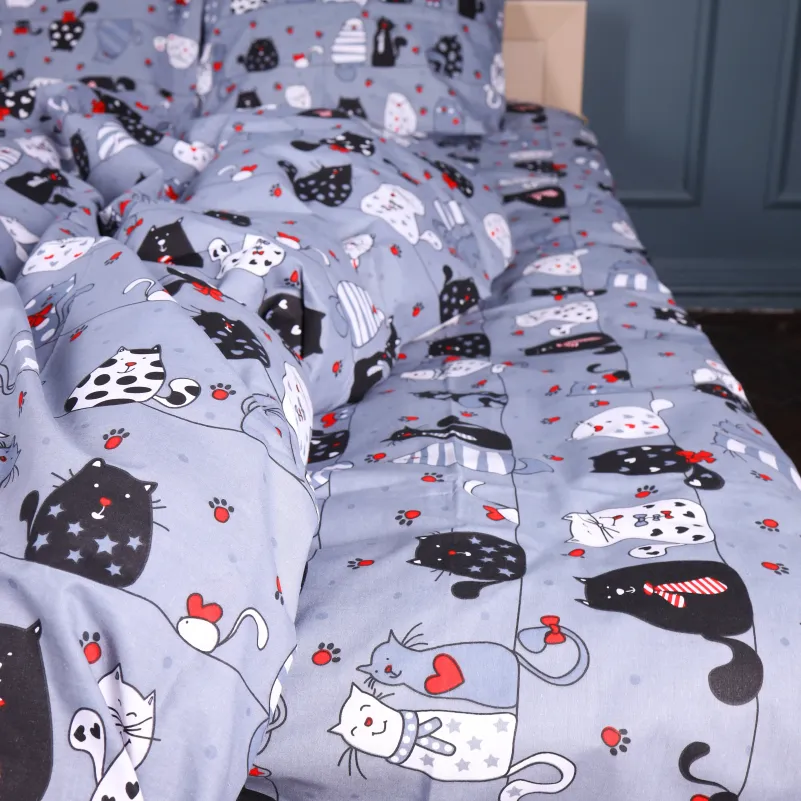 Комплект постільної білизни Ranforce Elite JUNIOR 17-0671 With Love, Cats - 2